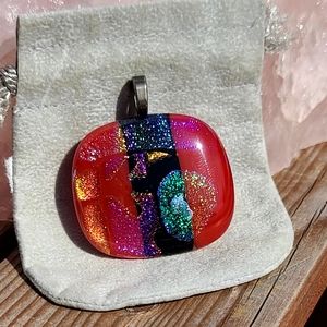 Custom made original glass pendant